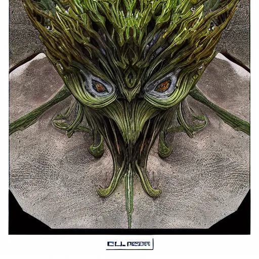 Image similar to Elden ring symmetric alien plant armor, 8k, official art
