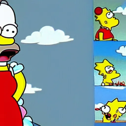 Image similar to a still of homer simpson in pokemon ( 1 9 9 7 )