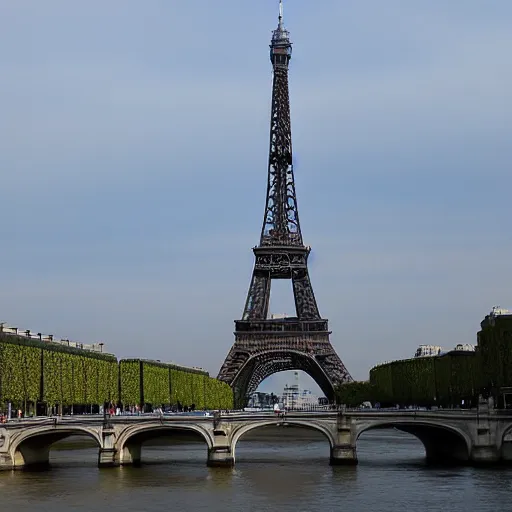 Image similar to big ben shaped eiffel tower, photo