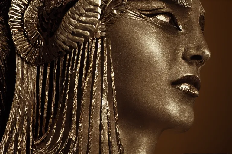 Image similar to a beautiful award winning photo of Cleopatra, very detailed and sharp, 4k cinematic