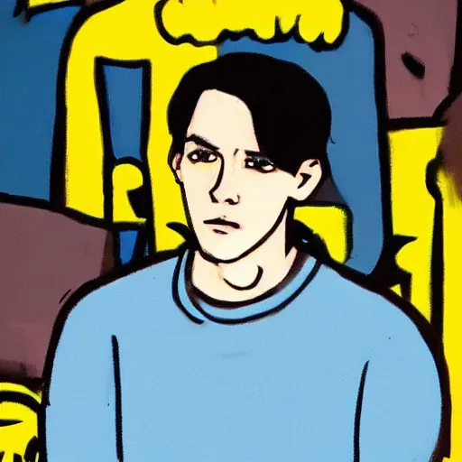 Prompt: A portrait photo of Jughead Jones