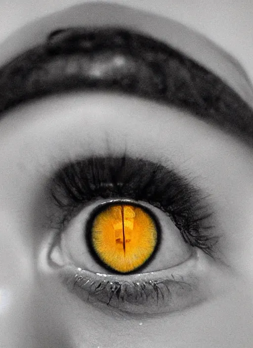 Image similar to portrait of a stunningly beautiful eye, 📸