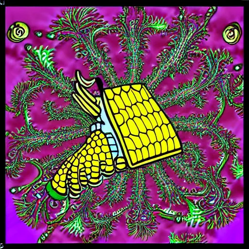 Image similar to Fractal Gucci Spongebob Mental Construct