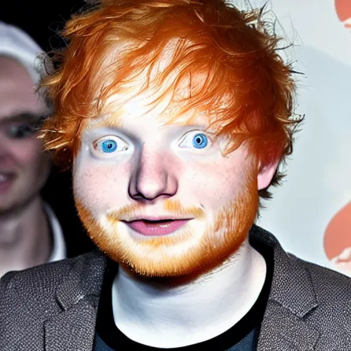 Image similar to ed sheeran as an egg