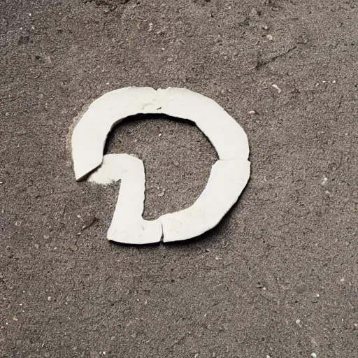 Image similar to letter s in the shape of a stone