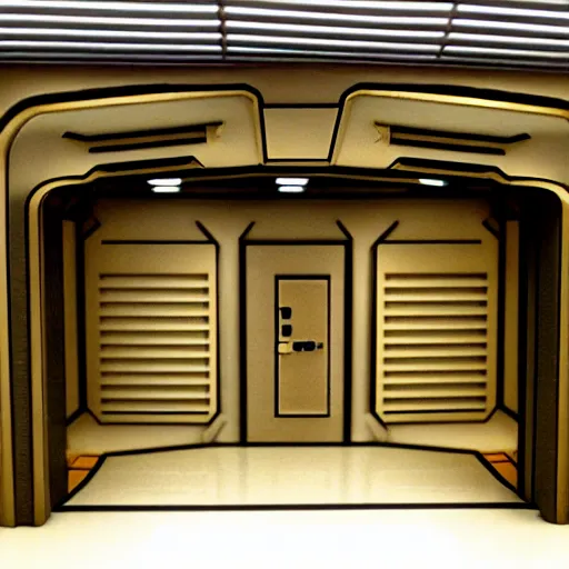 Image similar to realistic gate room from the tv show star gate sg - 1