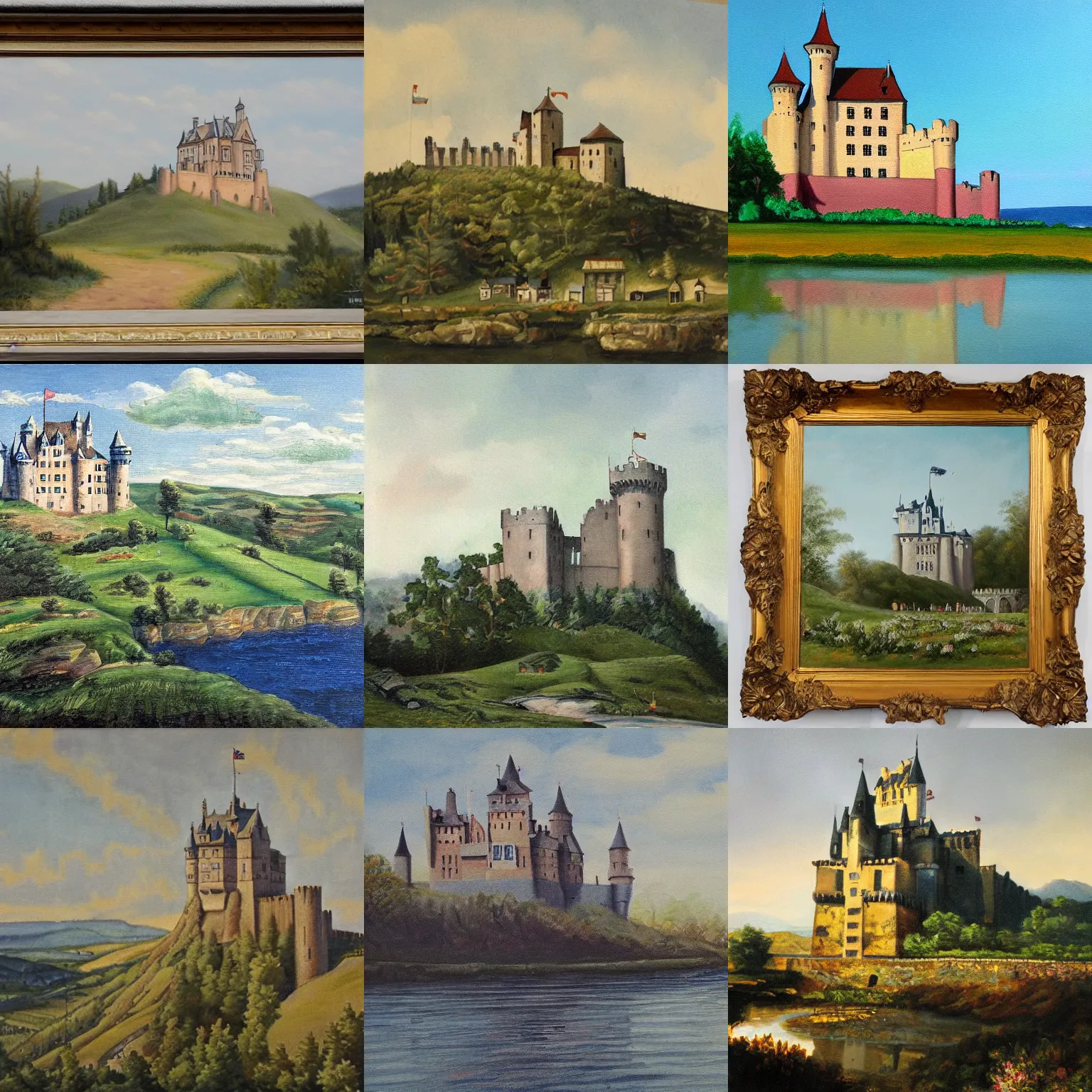 Image similar to painting of the castle