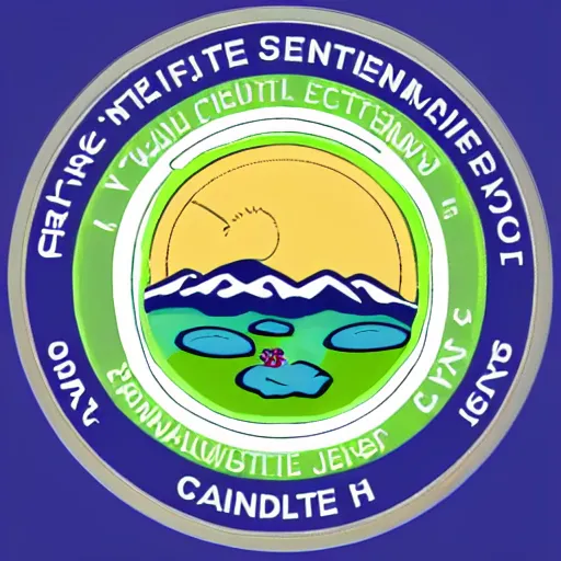 Image similar to centre for satellite data in environmental science logo mission patch