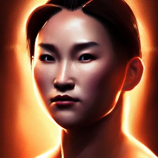 Image similar to Chun-Li portrait, atmospheric lighting, painted, intricate, volumetric lighting, beautiful, golden hour, sharp focus, ultra detailed, by Leesha Hannigan, Ross Tran, Thierry Doizon, Kai Carpenter, Ignacio Fernández Ríos