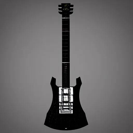 Image similar to Flying V guitar, wake up dead. Megadeth. unreal engine