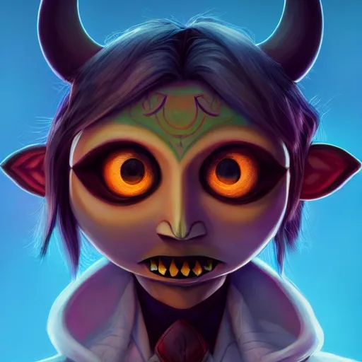 Image similar to a portrait of cinematic still of majora's mask, art by lois van baarle and loish and ross tran and rossdraws and sam yang and samdoesarts and artgerm and saruei and disney, digital art, highly detailed, intricate, sharp focus, trending on artstation hq, deviantart, unreal engine 5, 4 k uhd image