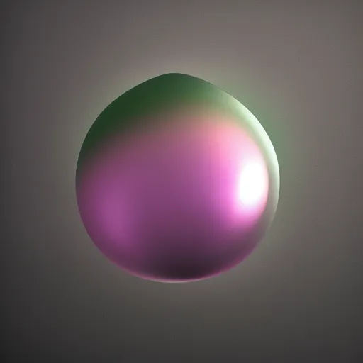 Prompt: illuminated nacreous nimbus nurbs suspended in a reflection, oddly satisfying Cinema 4d render