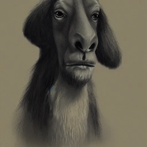 Prompt: a beautiful painting portrait of kuzco by rembrandt, featured on artstation