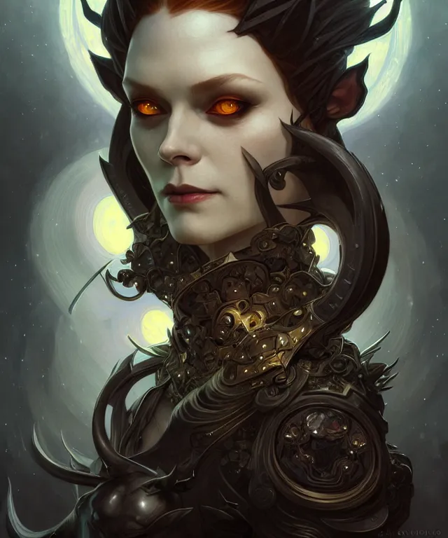 Image similar to cottagecore Midna Twili portrait, dark surrealism , fantasy, intricate, elegant, highly detailed, digital painting, artstation, concept art, smooth, sharp focus, illustration, art by artgerm and greg rutkowski and alphonse mucha