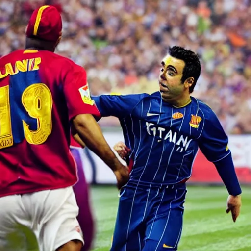 Image similar to xavi hernandez hit vy a lightning