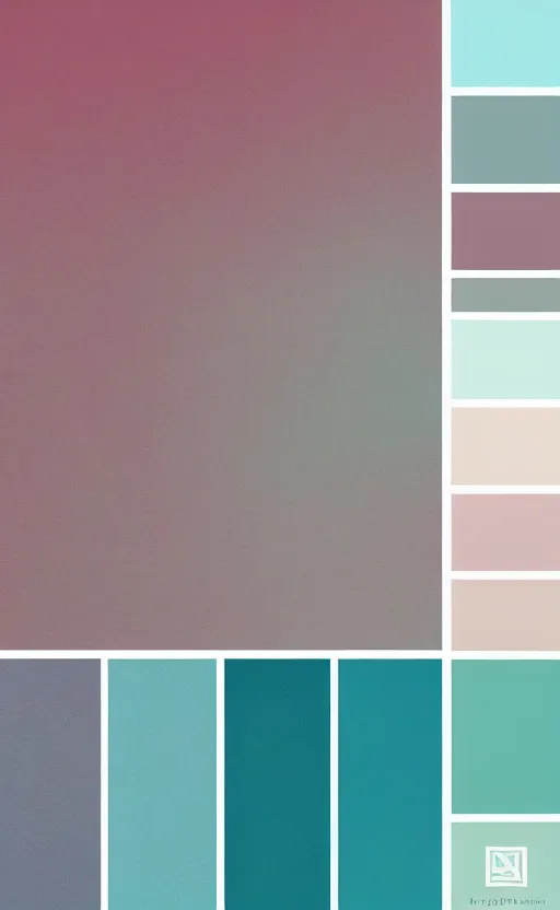 Prompt: cool simplistic with a beautiful color palette background