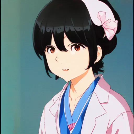 Prompt: Portrait of hanekawa tsubasa