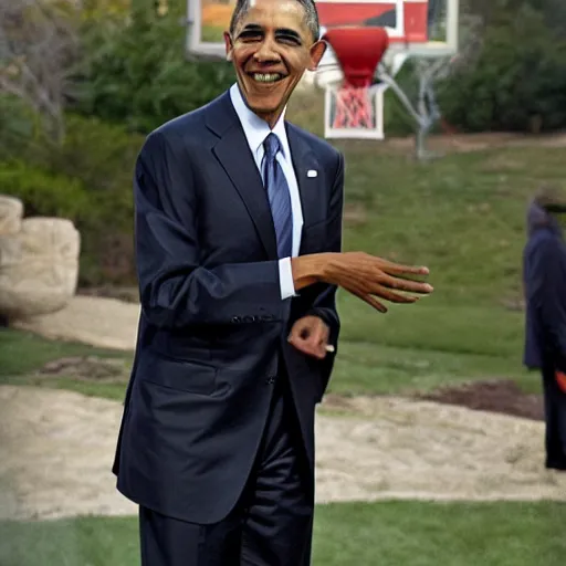 Prompt: obama ballin