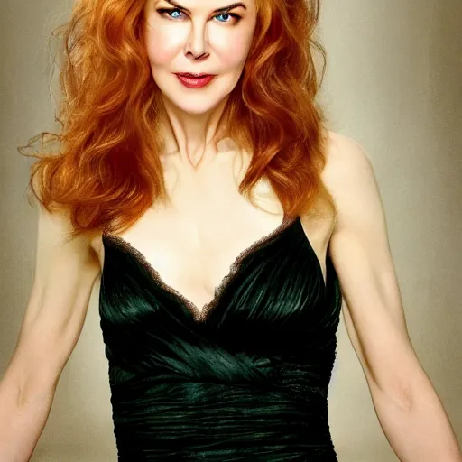 Image similar to face of Greek Nicole Kidman