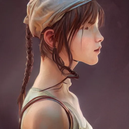 Sarah from TLOU, highly detailed, digital painting,, Stable Diffusion