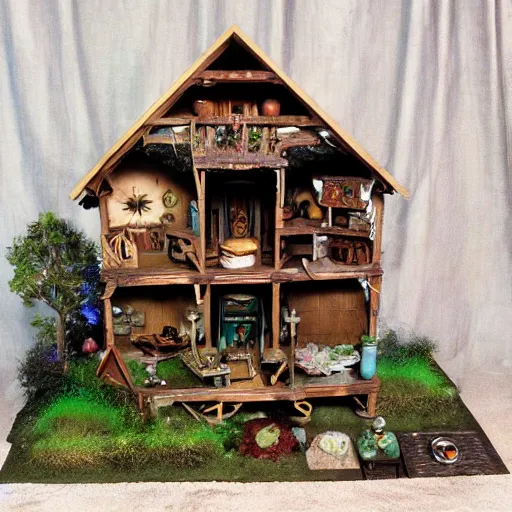 Image similar to Inner earth dwarf dollhouse