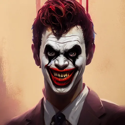 Image similar to highly detailed portrait spider joker gta v, stephen bliss, unreal engine, fantasy art by greg rutkowski, loish, rhads, ferdinand knab, makoto shinkai and lois van baarle, ilya kuvshinov, rossdraws, tom bagshaw, global illumination, radiant light, detailed and intricate environment