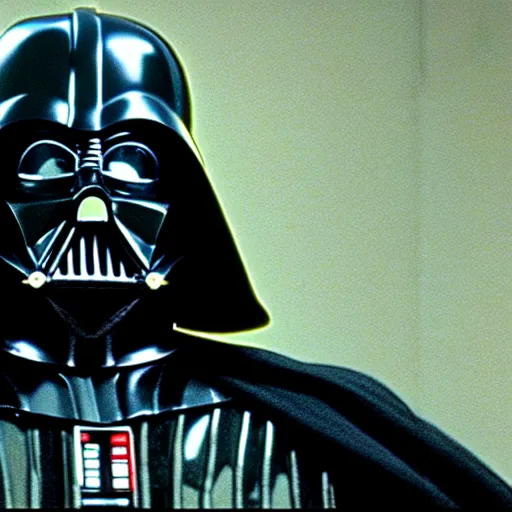 Prompt: A still of Darth Vader in Liar Liar (1997). Extremely detailed. Beautiful. 4K. Award winning.