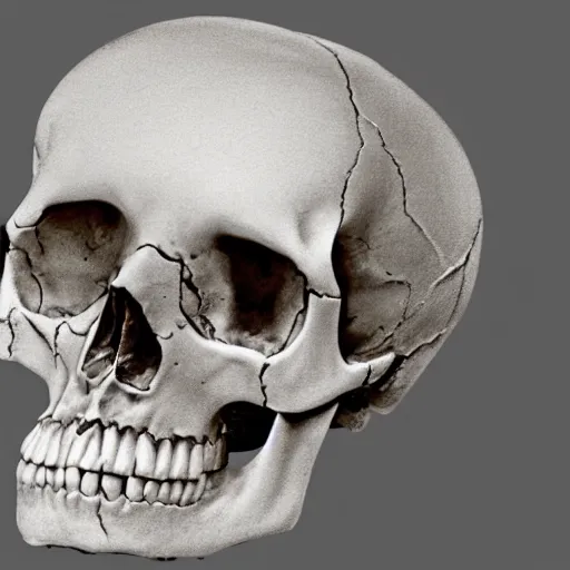 Image similar to lower portion of a human skull