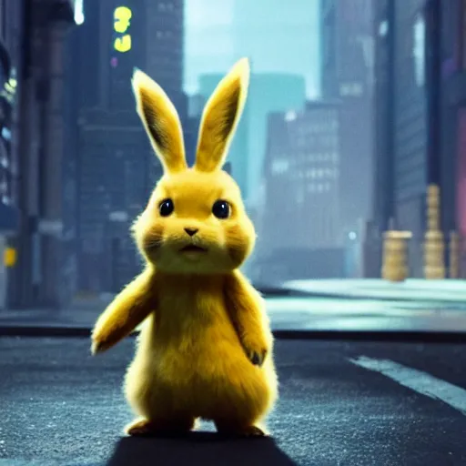 Image similar to a rabbit in the movie detective pikachu