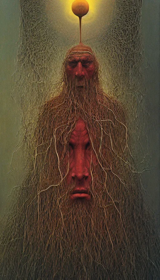 portrait of a digital shaman, by zdzisław beksinski | Stable Diffusion ...
