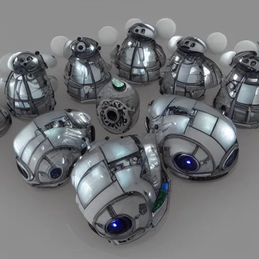 Prompt: cybernetic pods, individual healing pods, humans sleeping, elaborate, highly detailed, dim lighting