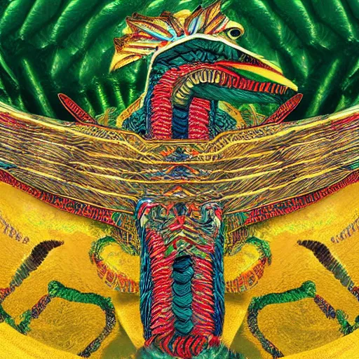 Prompt: quetzalcoatl, 4k