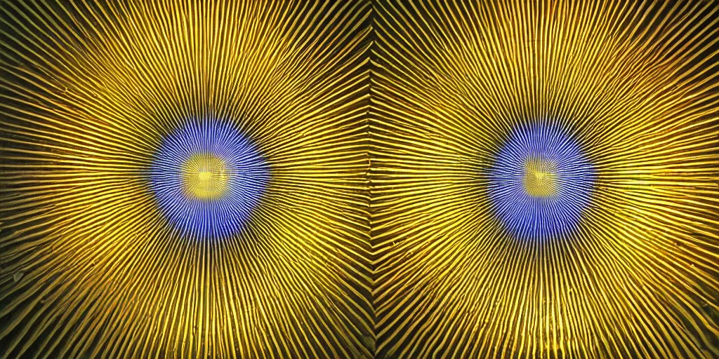 Prompt: a beautifully liminal rendering of luminous minimalism by dan flavin and ernst haeckel