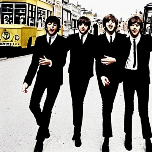 Prompt: “ the beatles ”