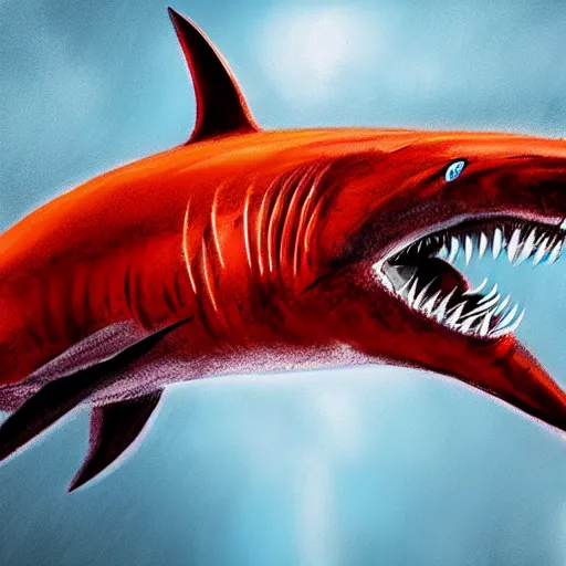 Image similar to flaming sharknado, highly detailed, realistic, trending on art station