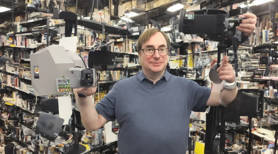 Image similar to vinil scale figure of Linus Torvalds, photo product