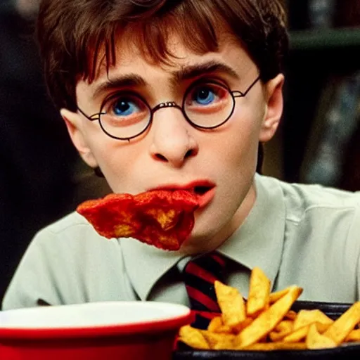 harry potter eating chips | Stable Diffusion | OpenArt