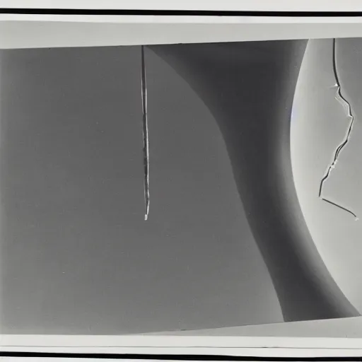 Image similar to The ‘Naive Oculus’ by Man Ray, auction catalogue photo (early rayograph), private collection, collected by Paul Virilio for the exhibition ‘Aesthetics of Disappearance’