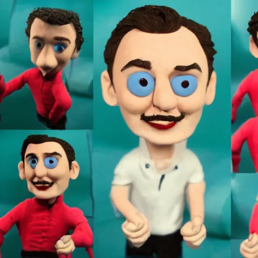 Image similar to tom hiddleston loky claymation