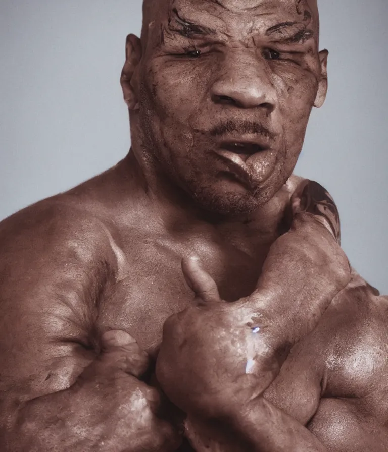 Image similar to photo portrait of Mike Tyson