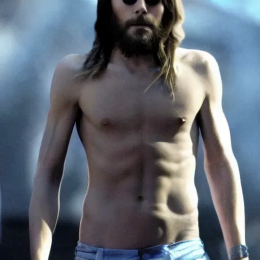 Image similar to jared leto as an alien