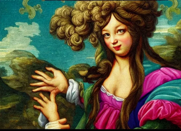 baroque rococo painting Disney's Prince Quasimodo Lisa | Stable ...