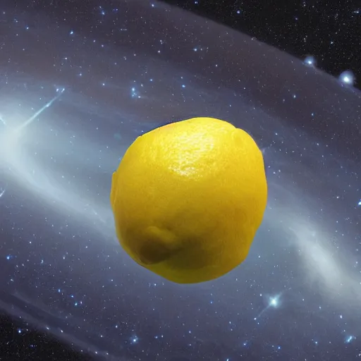 Image similar to planet lemon, photo by hubble telescope