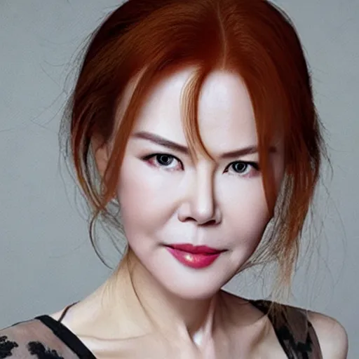 Image similar to face of Chinese Nicole Kidman