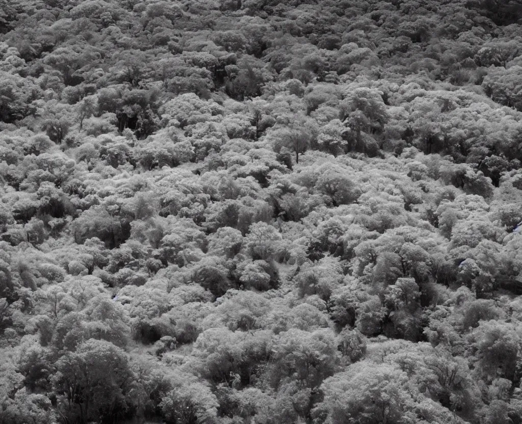 Prompt: a landscape by richard mosse
