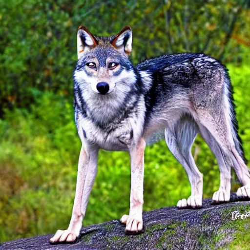 Image similar to Furless wolf