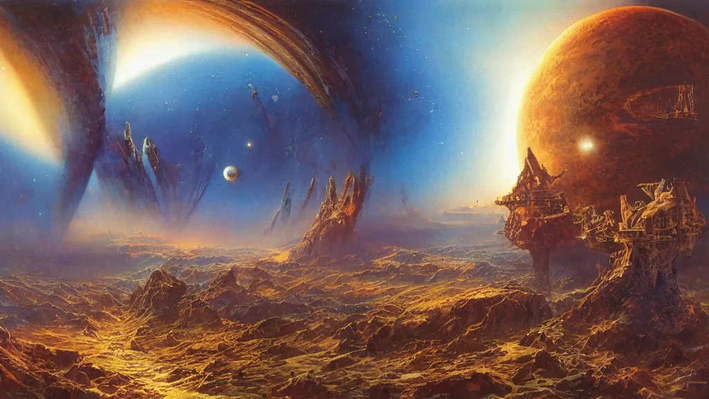 Image similar to the emergence of the expanding worlds by bruce pennington