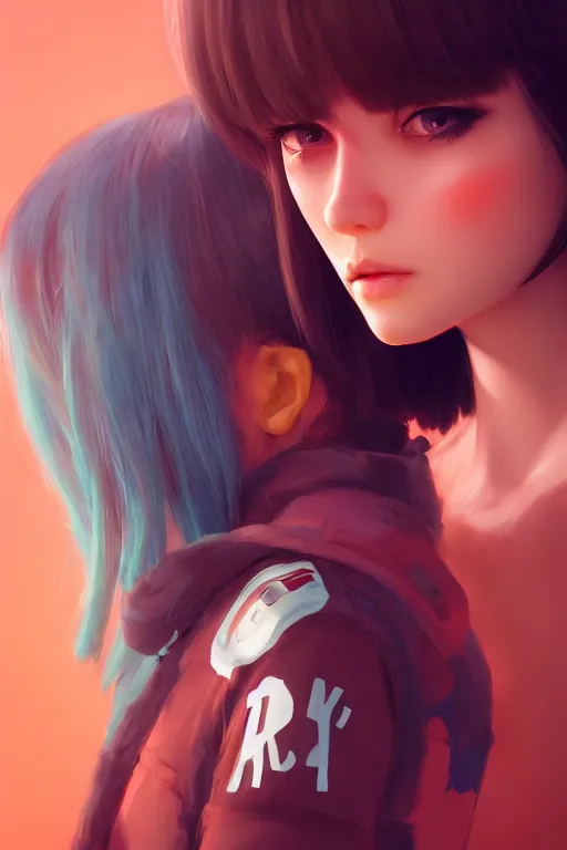 Image similar to human have to choice, do or die, uhd, best art 2 0 1 0, digital painting, arstation, 1 0 8 0 p, ultra realistic detail, jacqueline e, tafy, bo feng, kuvshinov ilya, love hate love