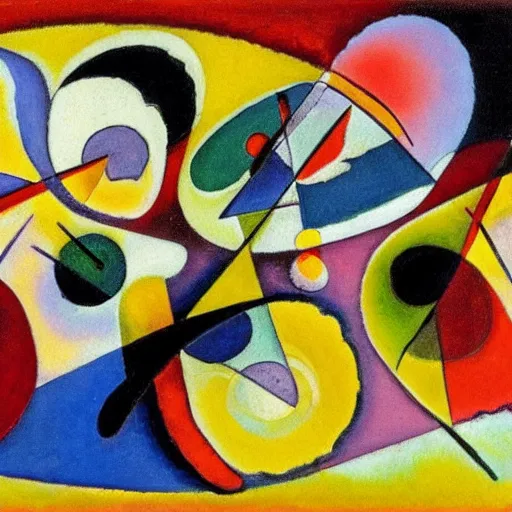 Prompt: kandinsky, fans, dramatic