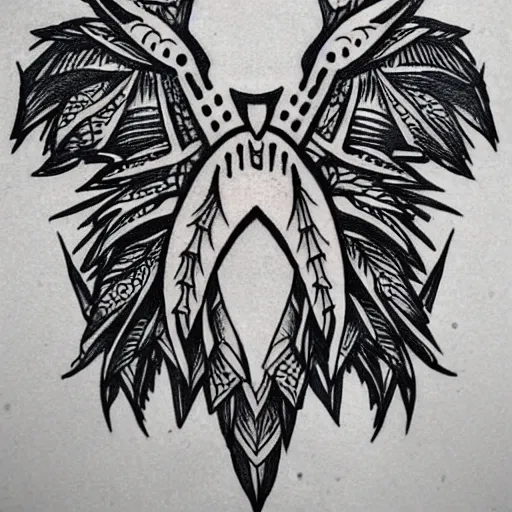 Prompt: traditional blackwork tattoo flash, tattoo design of a scorpion